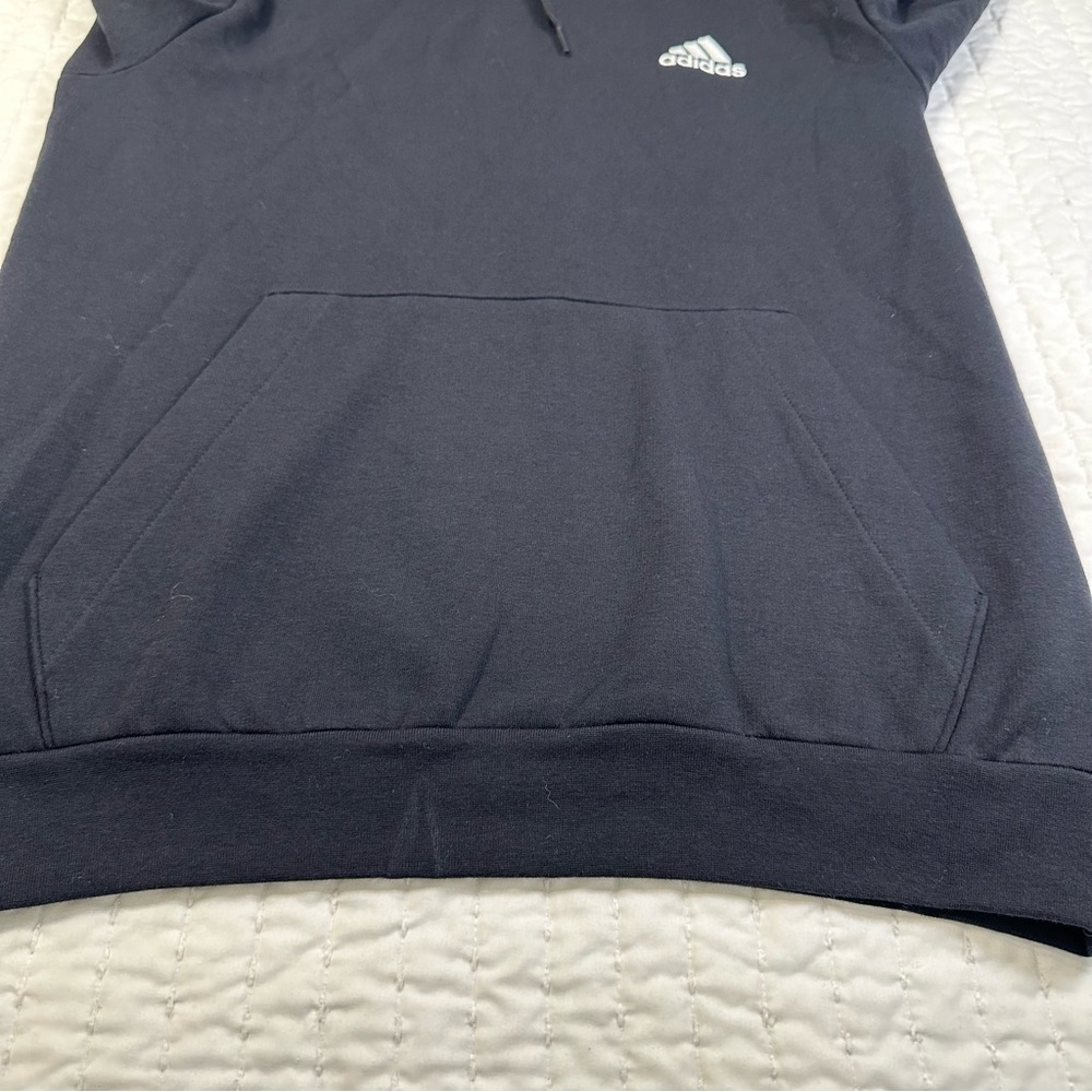 NWT Adidas Feel Cozy Pullover Fleece Hoddie in Black Size M - Picture 7 of 15